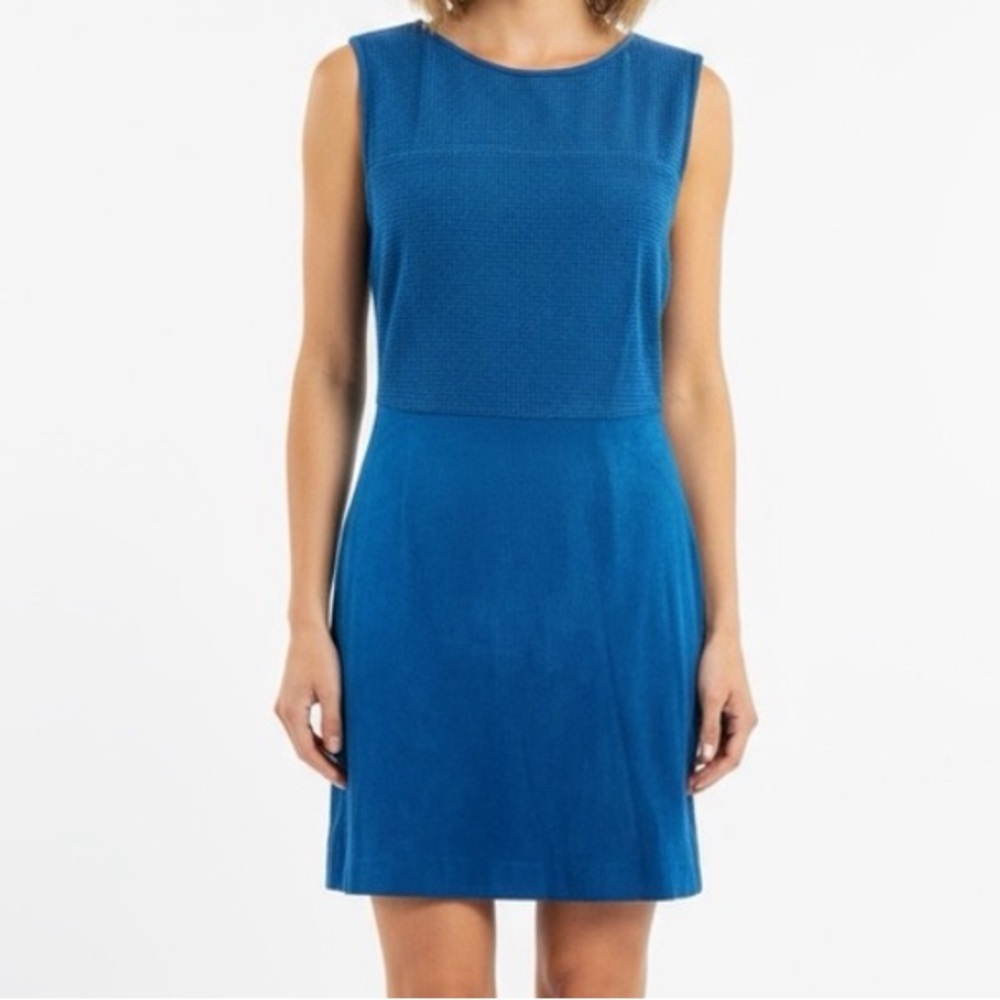 Greylin Anthropologie Faux Suede Look Sleeveless Dress Sz. S - Picture 4 of 12